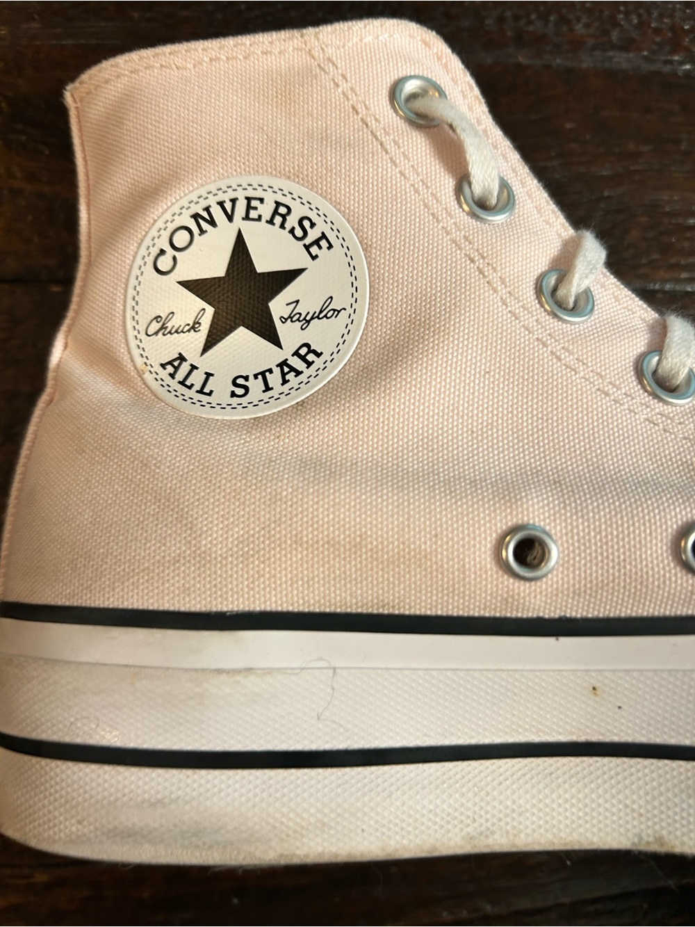 Converse Chuck Taylor All Star Lift Platform Sneaker- Light Pink - Picture 6 of 10